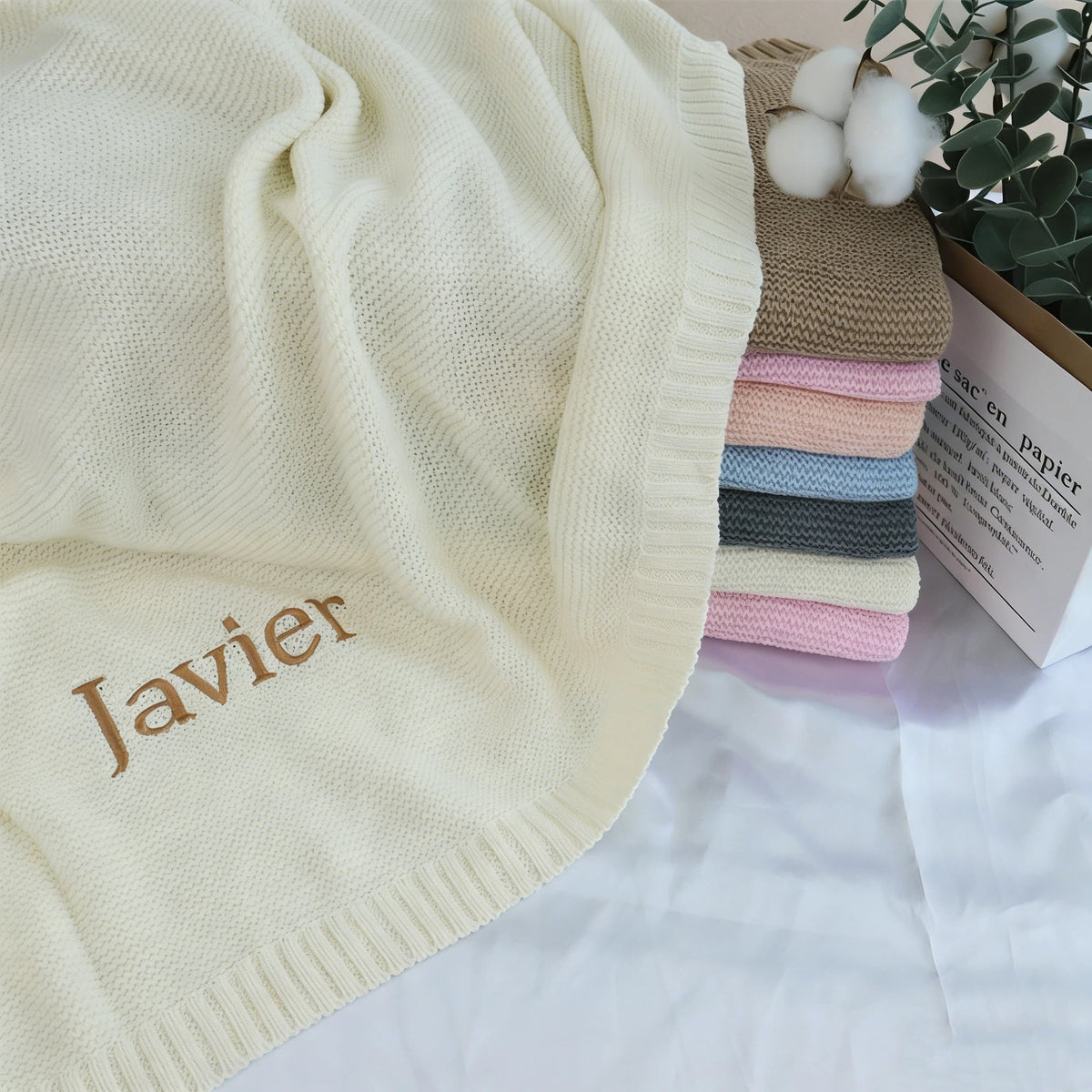 Personalized Embroidered Baby Blanket