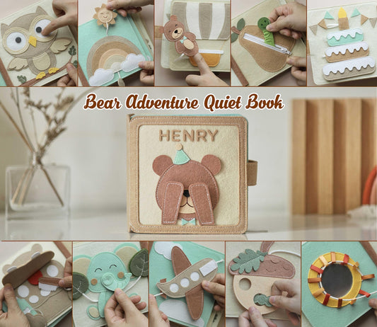 Personalized Handmade Sensory Book