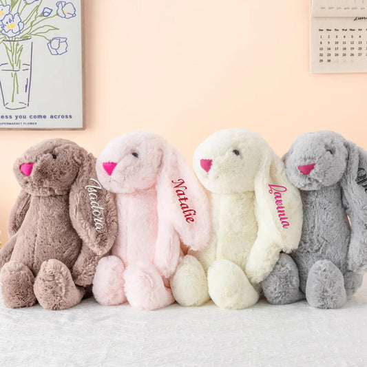 Personalized Embroidered Bunny Keepsake