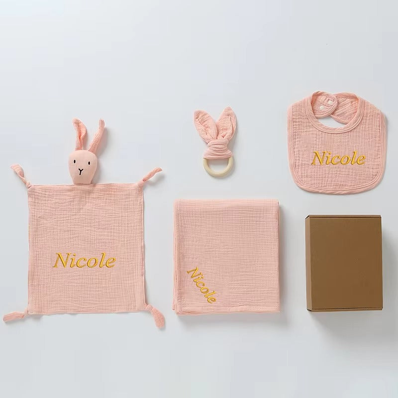 Personalized Fabric Baby Essentials Set