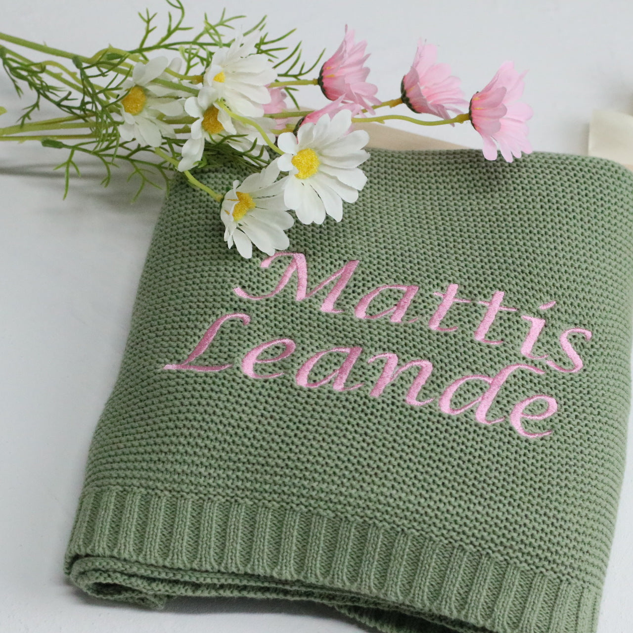 Personalized Embroidered Baby Blanket