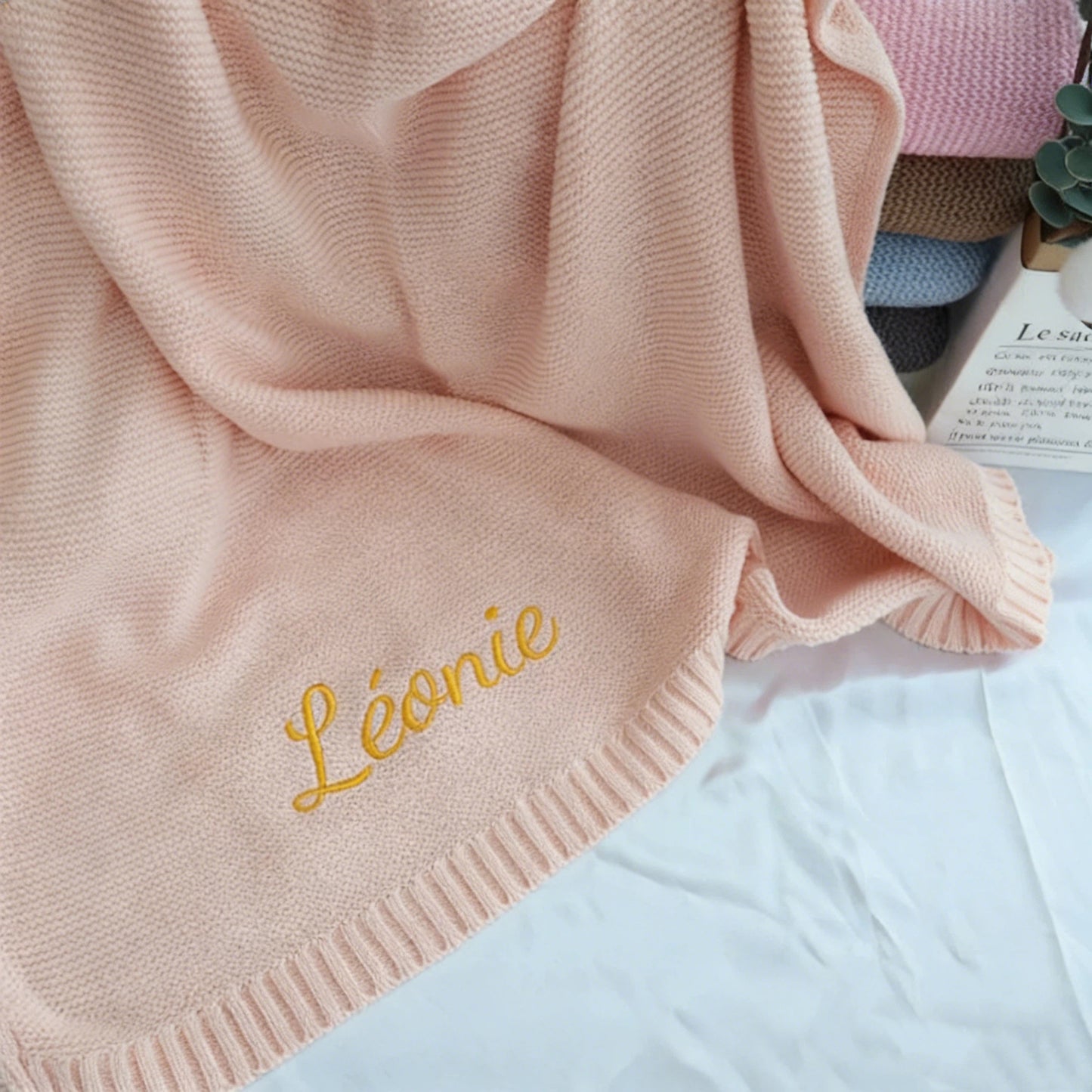 Personalized Embroidered Baby Blanket
