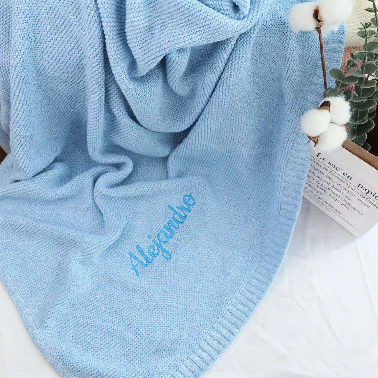 Personalized Embroidered Baby Blanket