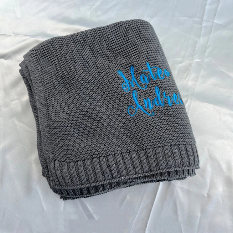 Personalized Embroidered Baby Blanket