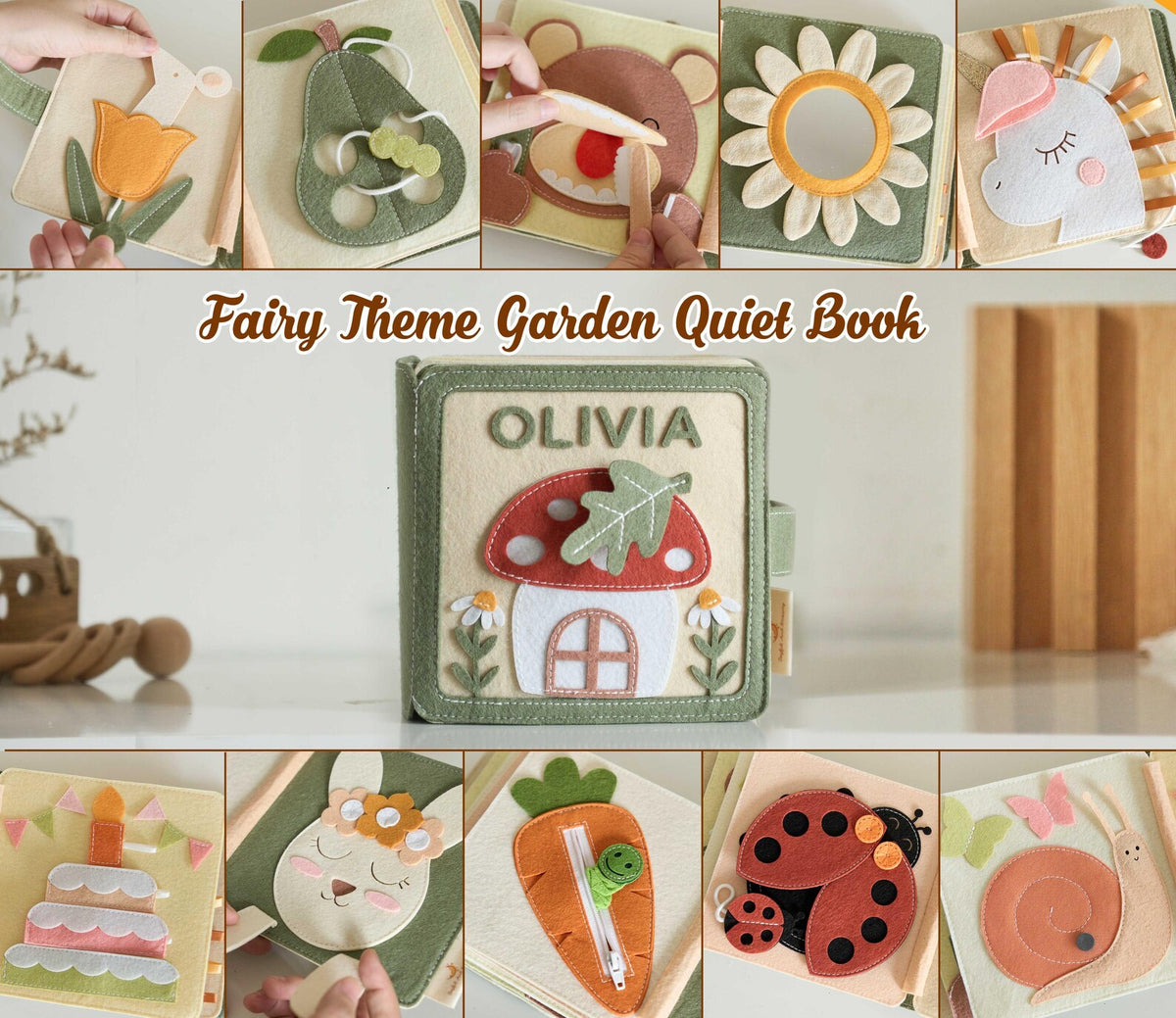 Personalized Handmade Sensory Book